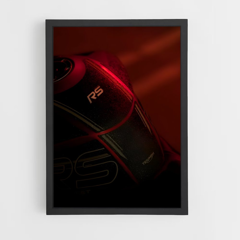 Poster Souris Rouge et Noire – affiche Triumph (vue 2)